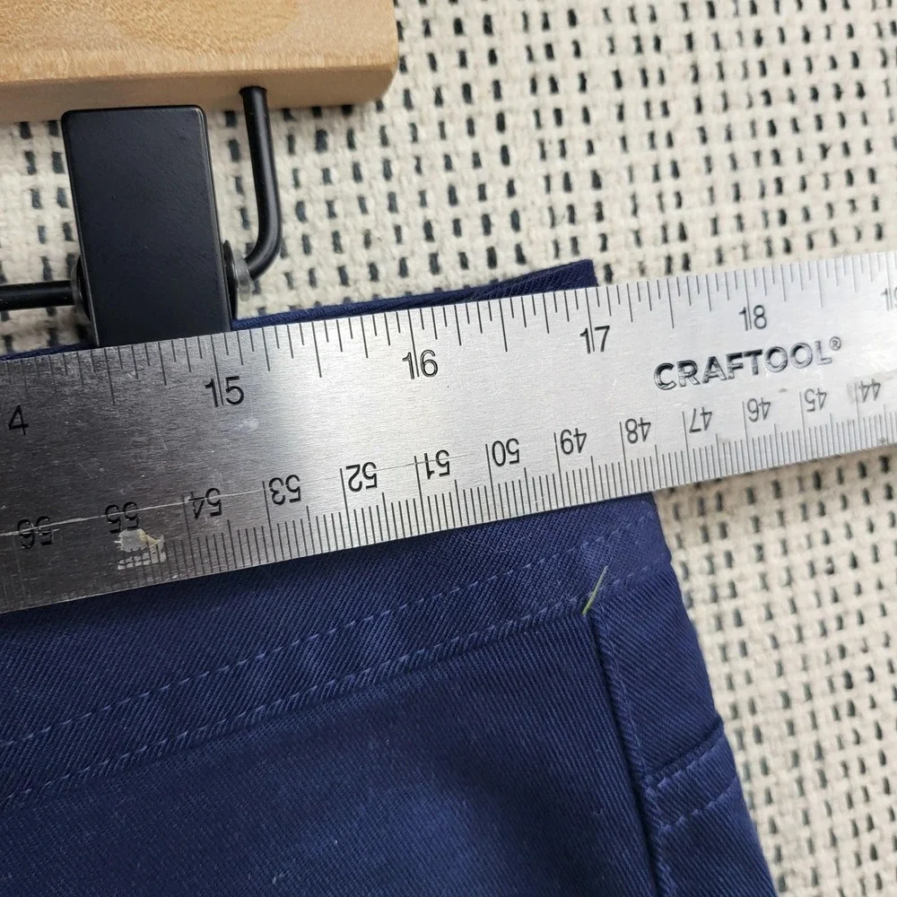Rhone Pants Mens‎ 33 Navy Blue 5-Pocket Chino Performance Travel USA Work Casual